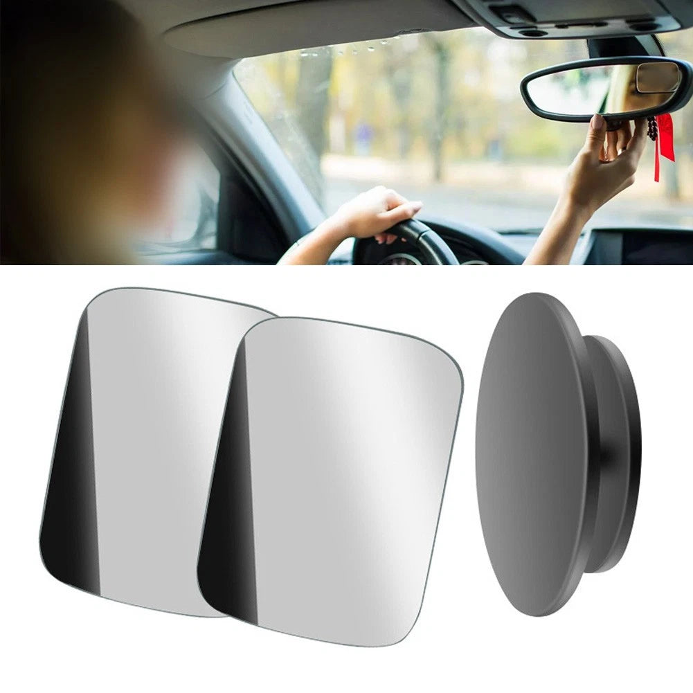 2 Pack Blind Spot Mirrors for Universal Fit (Convex Lens)