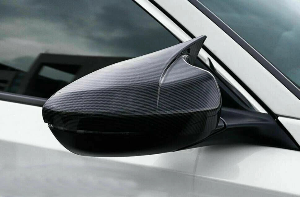 Pair Rearview Mirror Cover Trim for Honda Accord (2018–2020) Carbon Look