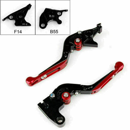 Adjustable Folding Brake Clutch Levers for Buell X1 S1 XB M2 (1996–2009) Red T9
