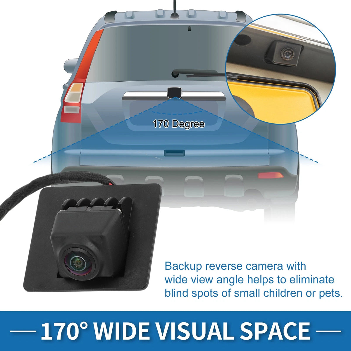 Rear View Park Assist Backup Camera Replacement for Chevrolet Malibu (2016–2022)
