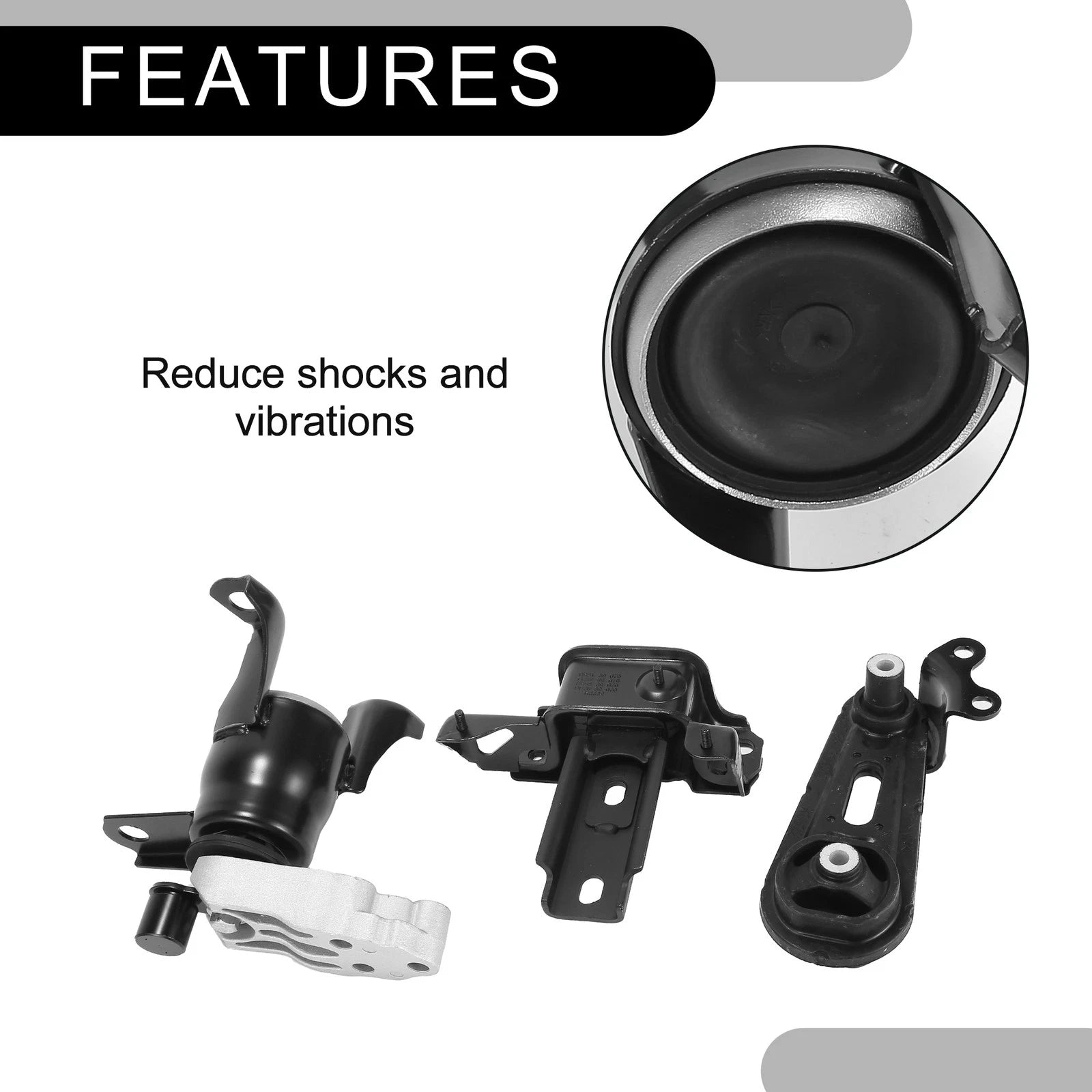 Engine Motor Trans Mount Set for Mazda 2 1.5L (2011–2013)