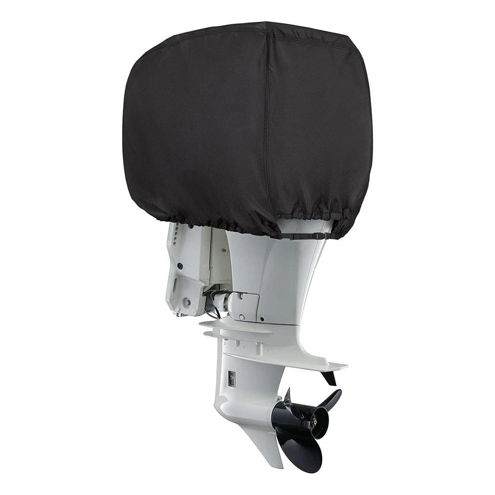 600D Boat Engine Cover for (Full Seam Seal Tape, Quick Release)