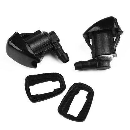 2X Black Windshield Spray Nozzle Wiper Jet for Toyota Sienna