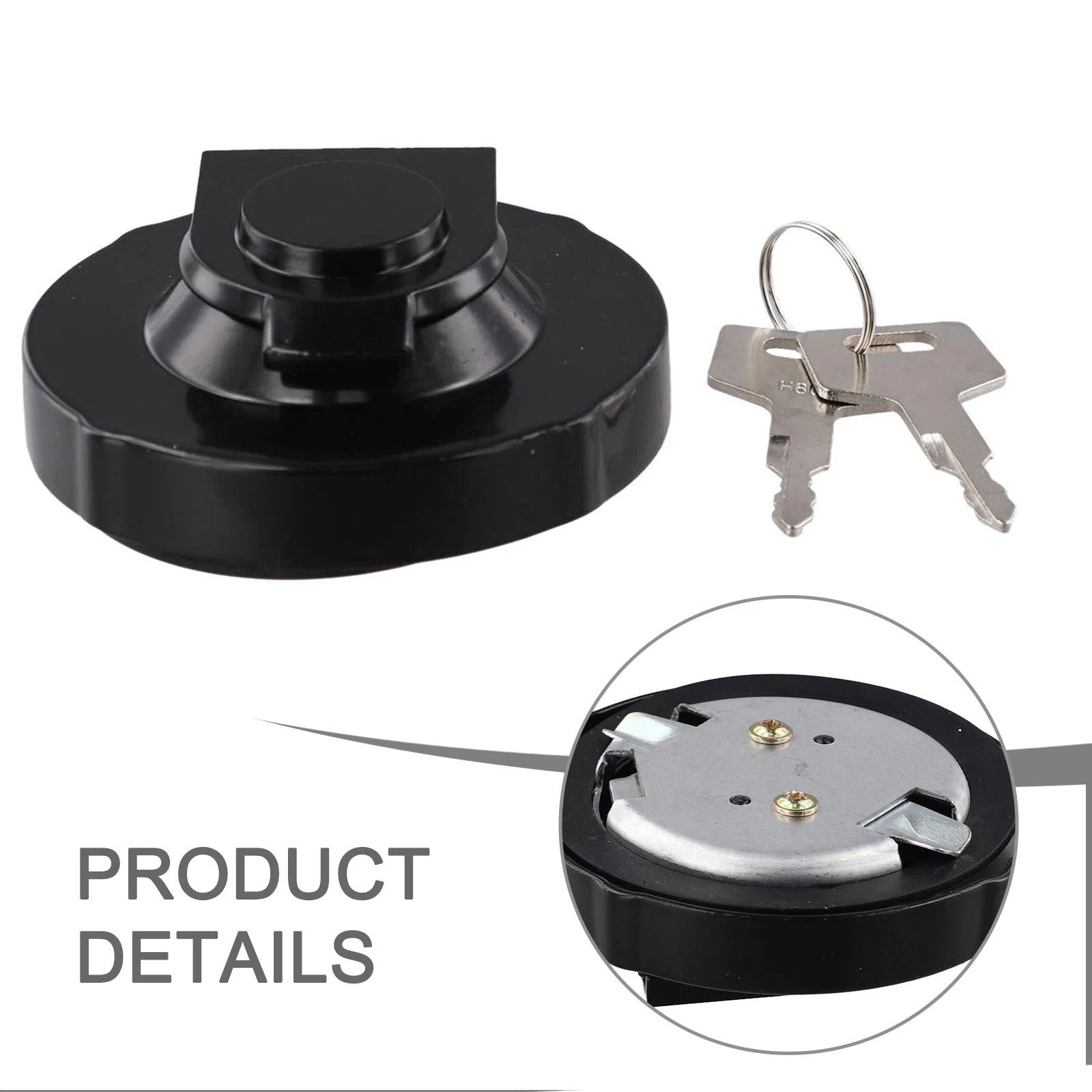 Fuel Tank Cap with 2 Keys for Takeuchi Excavator (Replacement)