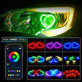 2X Dynamic RGB LED Rings for Safety Lighting