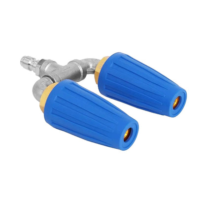 2.5 Orifice 360° Rotating Dual Turbo Nozzle for Pressure Washer 1/4" Connector