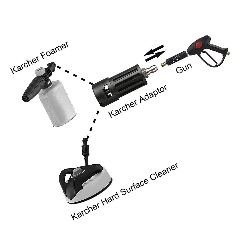 1/4in Quick Connect Pressure Washer Adapter for Power Washer