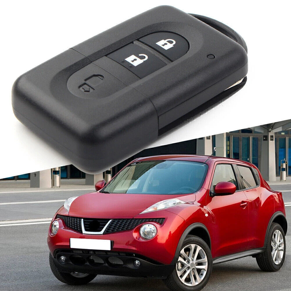 2 Button Remote Key Shell Case for Nissan Micra, Xtrail, Qashqai, Juke