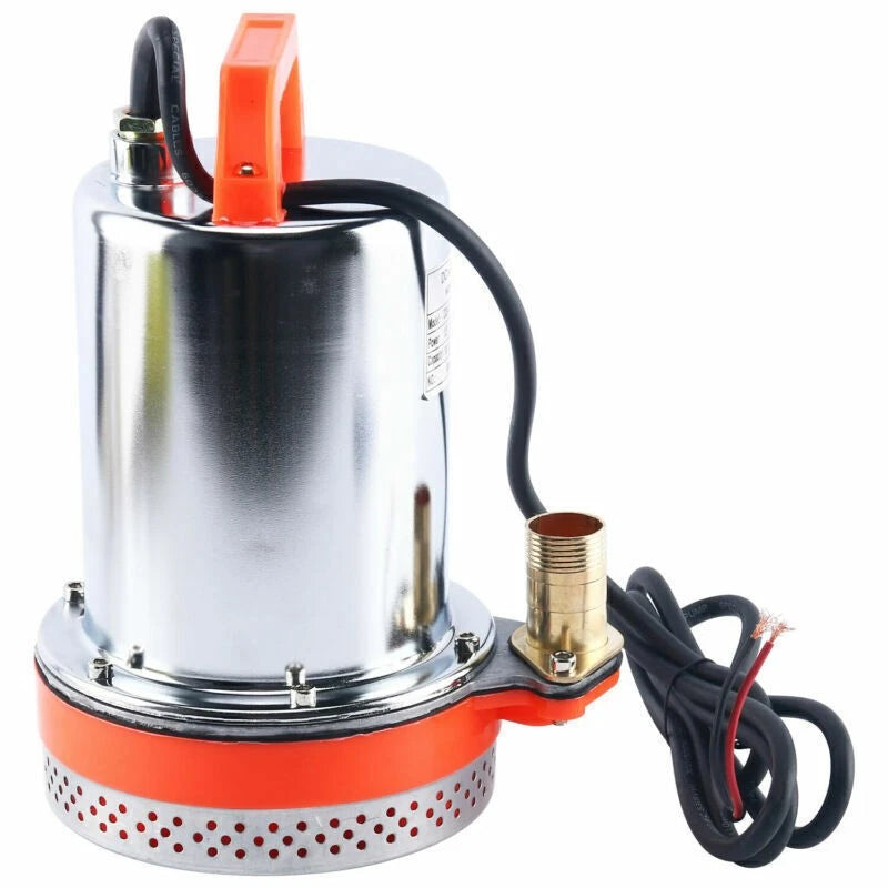 12V Submersible Well Booster Pump for Farm & Ranch (125W, 26ft Lift)