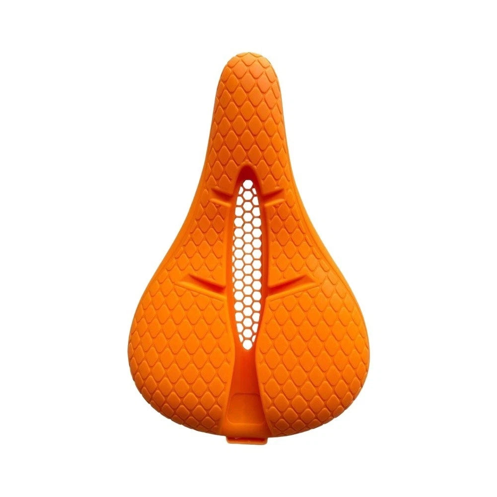 Thick Silicone Saddle Cover for Bicycle (Breathable, Waterproof, Comfort Fit)