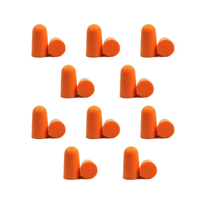 10 Pair Foam Earplugs Noise Reducer Disposable Ear Plugs