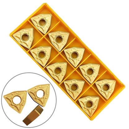 10PCS CNC Turning Toolset WNMG080408 MA Carbide Inserts for Metalworks