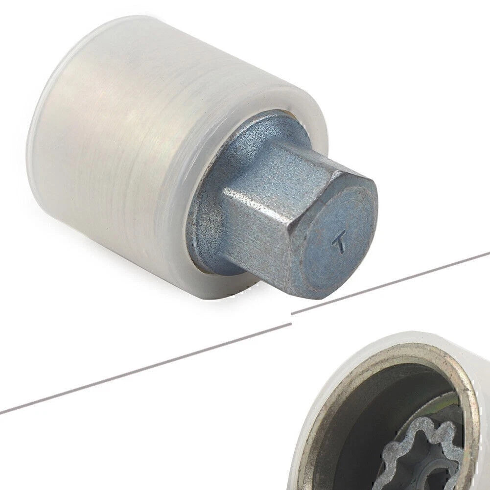 1 Pcs New Locking Wheel Nut Key Bolt Letter T For Audi Chrome-Molybdenum Steel