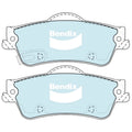 Rear Disc Brake Pad Set for Holden Commodore VF V6 V8 (2013–2017)