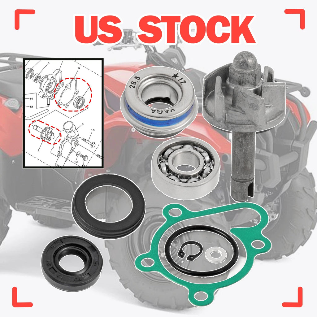 Water Pump Rebuild Kit for Yamaha Kodiak 450 YFM450 (2003–2021)