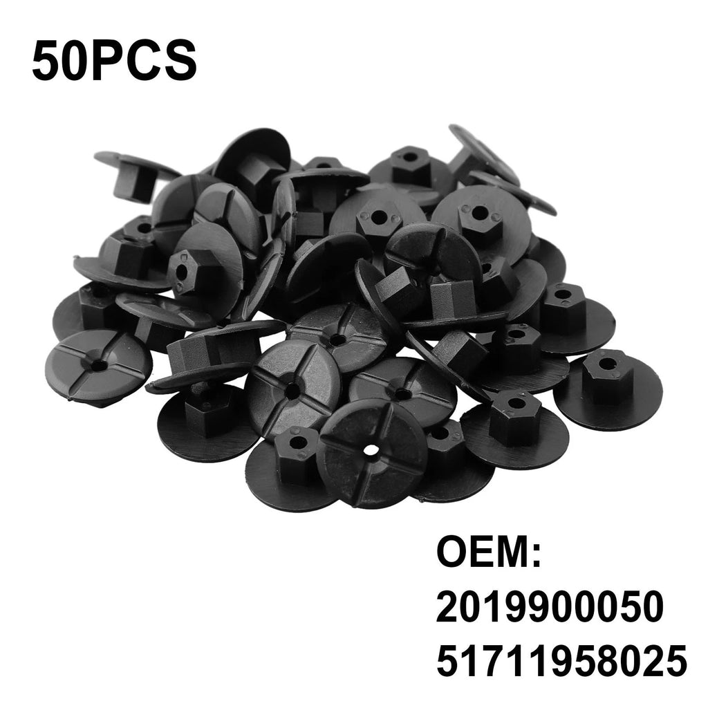 50x Unthreaded Nut Clips for Mercedes (Fits Inner Wheel Arches)