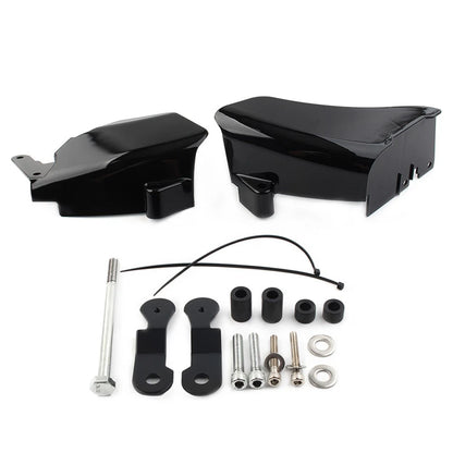 Mid Frame Air Deflector Trim Heat Shield Cover Kit for Harley Dyna (2006–2017)