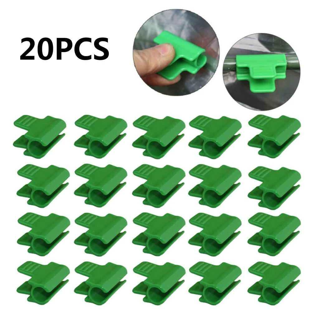 20 Pipe Clamps for Greenhouses and Cold Frames (11mm Diameter)