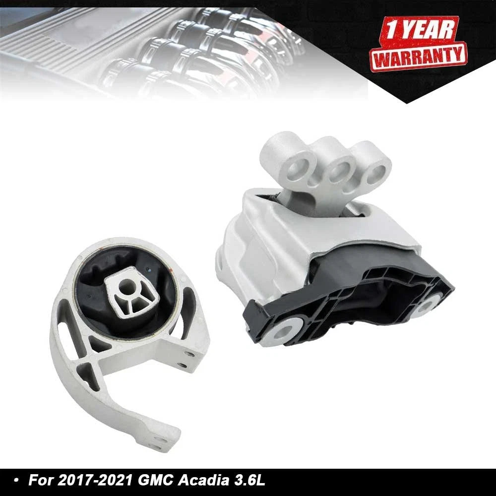 2X Rear Left Trans Mount & Right Engine Mount for GMC Acadia (2017–2021)