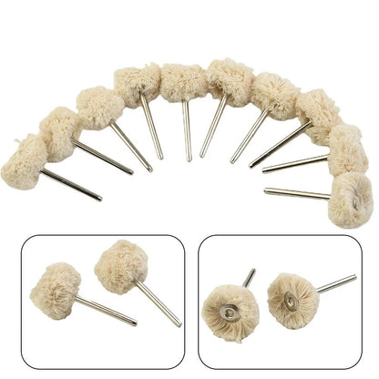 10pcs Polishing Buffing Wheel Pads for Car Motorcycle Drill (1 Inch)