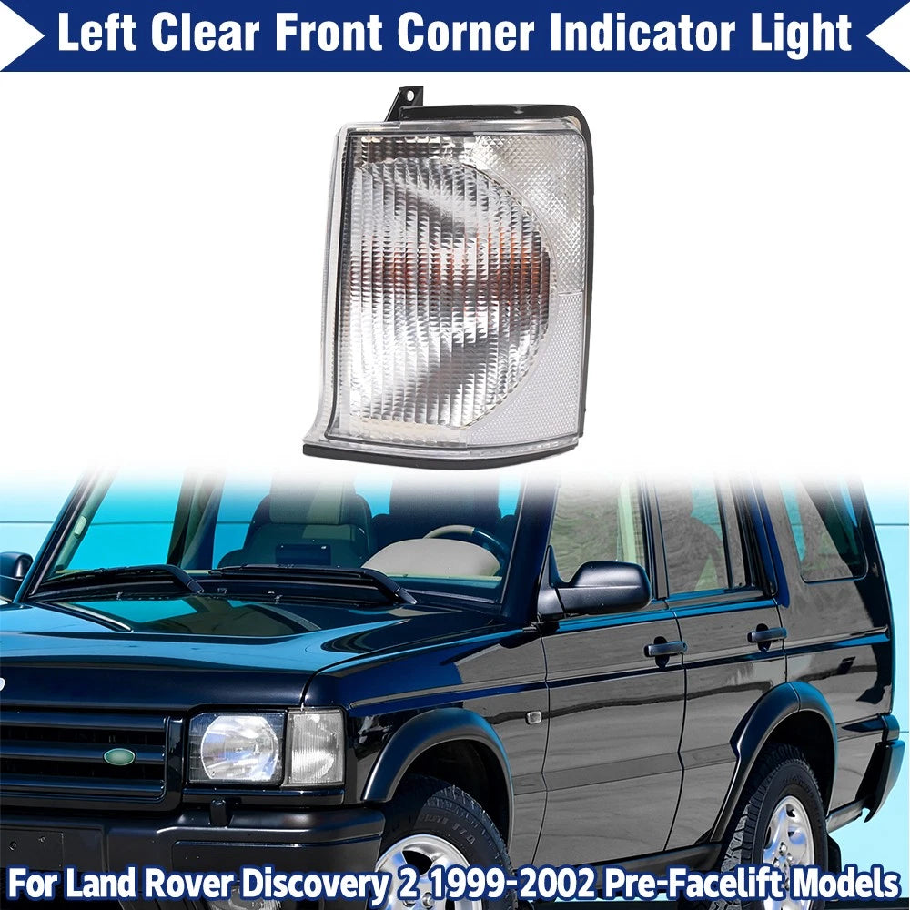 LH Clear Front Corner Light for Land Rover Discovery 2 (1999–2002)