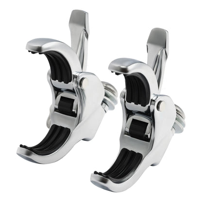 Set of 4 Windshield Clamps for Harley Fat Bob Low Rider (2018–2024)