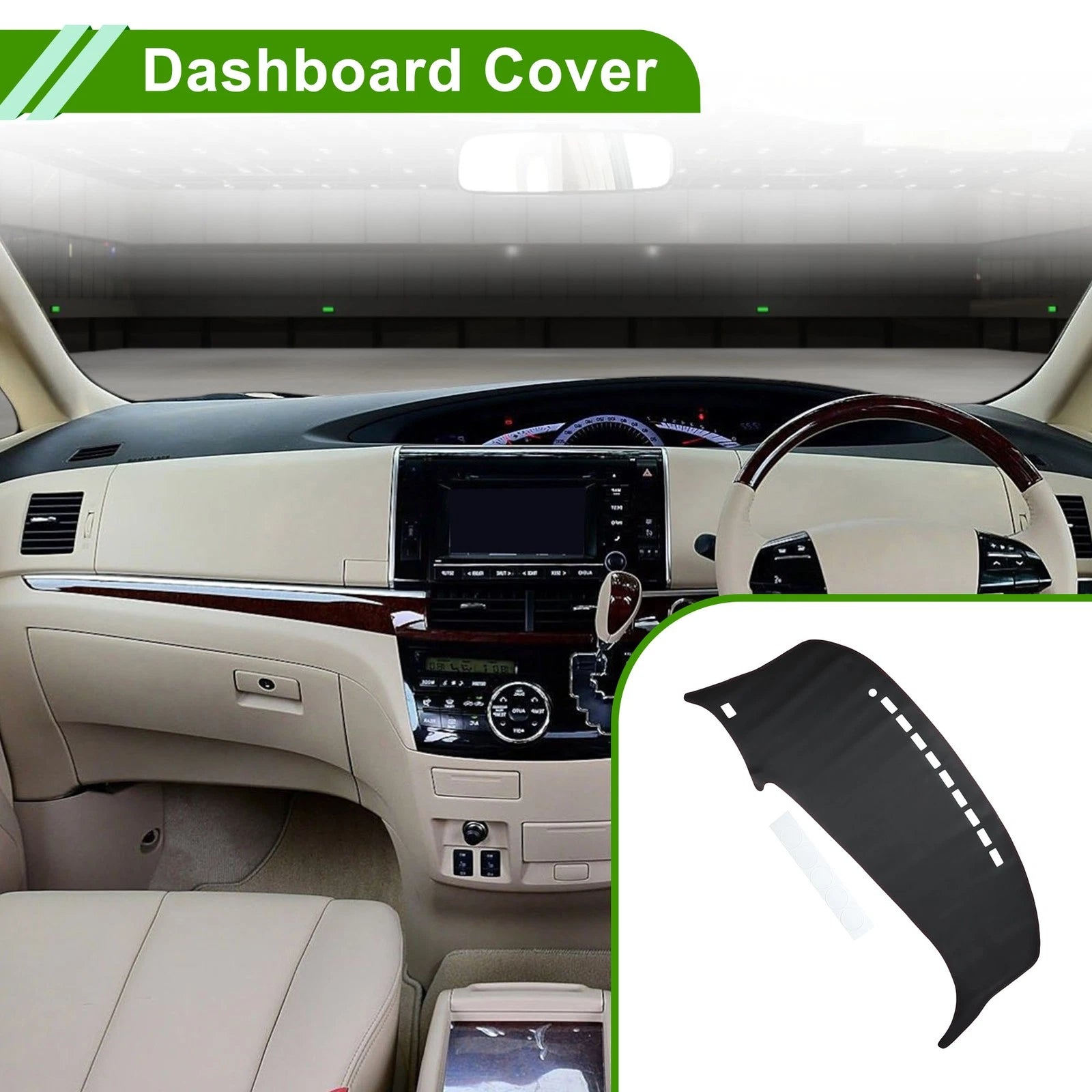 Dashboard Cover Dash Mat Carpet for Toyota Previa (2006–2019)