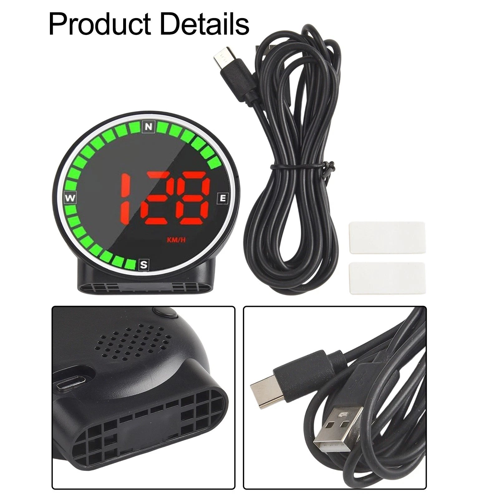 Head Up Speed Display for Car (LED, Multi-Function)