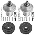 Qty 2 Deck Spindle and Pulley Replacement for Bad Boy ZT (2007–2009)