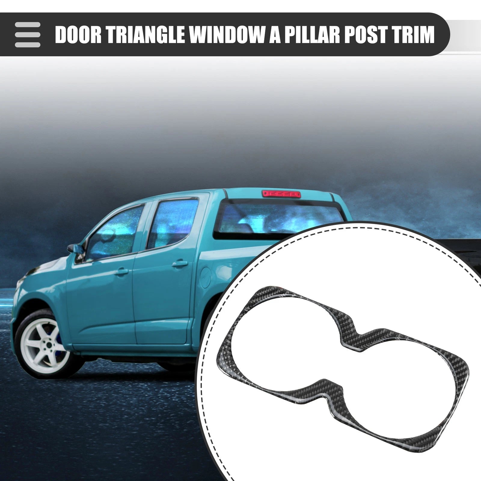 Rear Cup Holder Pillar Post Trim Replacement for Chevrolet Colorado (2015–2022)