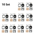 10x Carburetor Rebuild Kit for Walbro K22-HDA (Chainsaw)