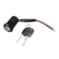 Electric Ignition Switch Lock with 3 Wires and Two Keys for E Bike (2000–2020)