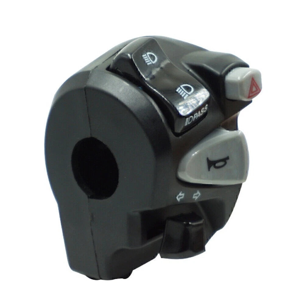 Handlebar Horn Turn Signal Headlight Switch for Motorcycle (7/8" 22mm)