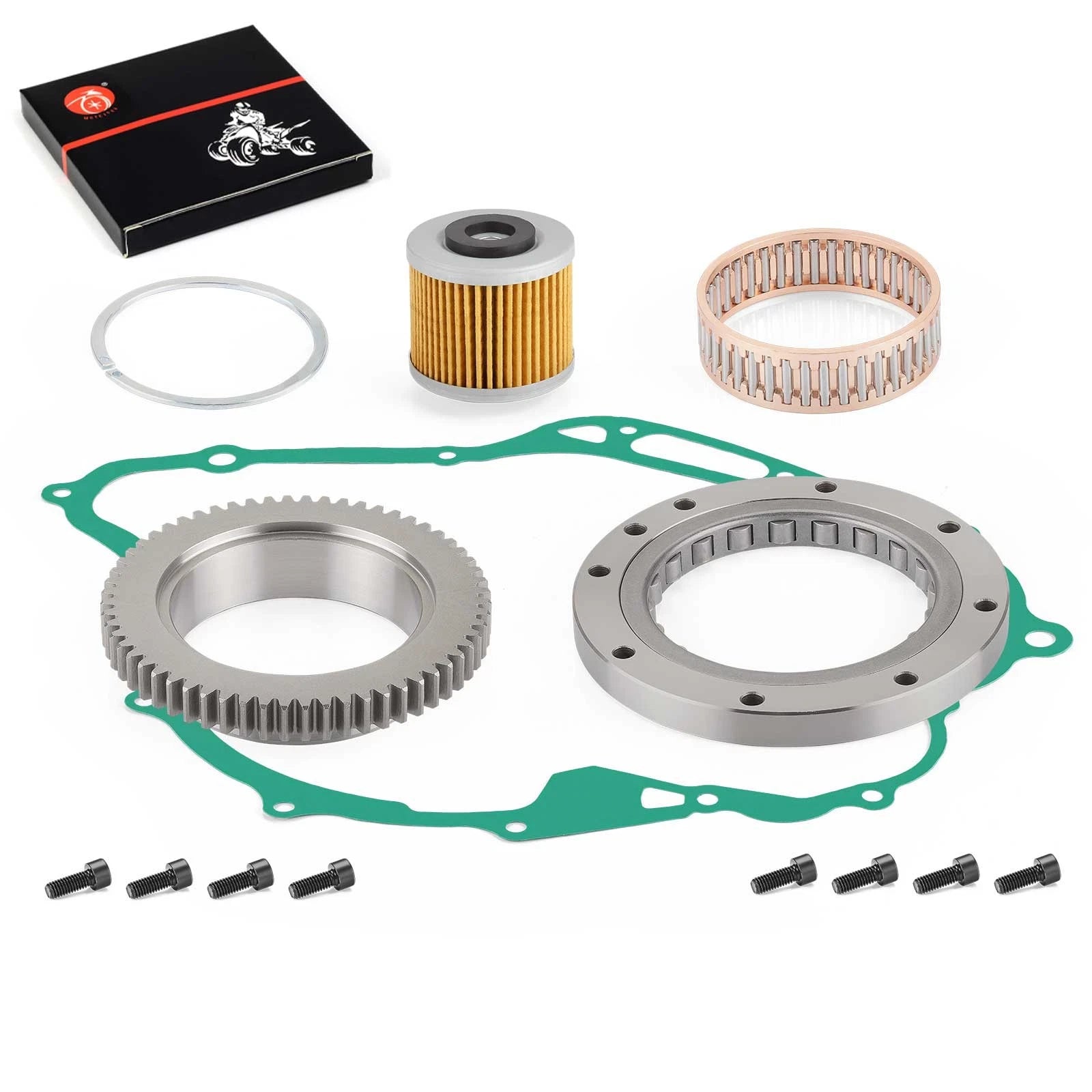 One Way Starter Clutch Kit w/Oil Filter for Yamaha V Star 1100 (1999–2009)