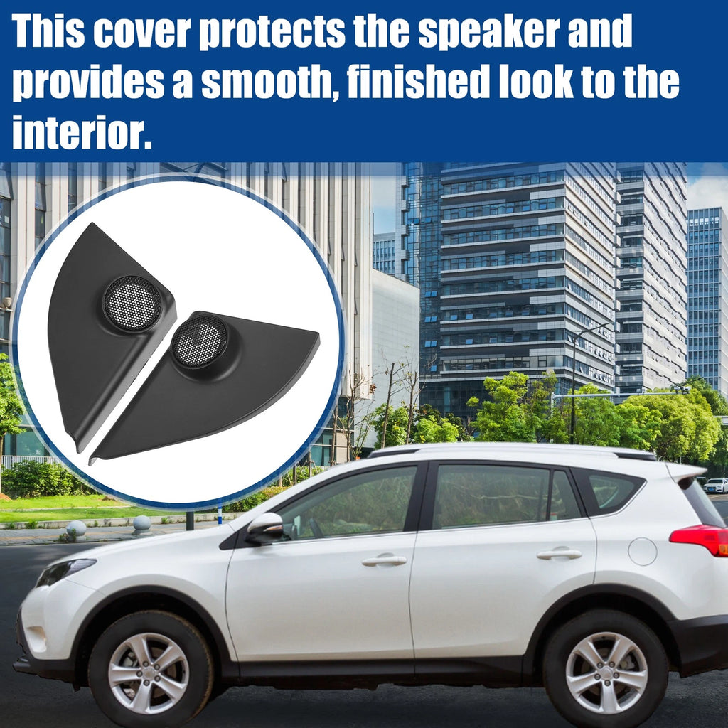 Door Tweeter Speaker Panel Cover Trim Pair for Toyota RAV4 (2013–2018)
