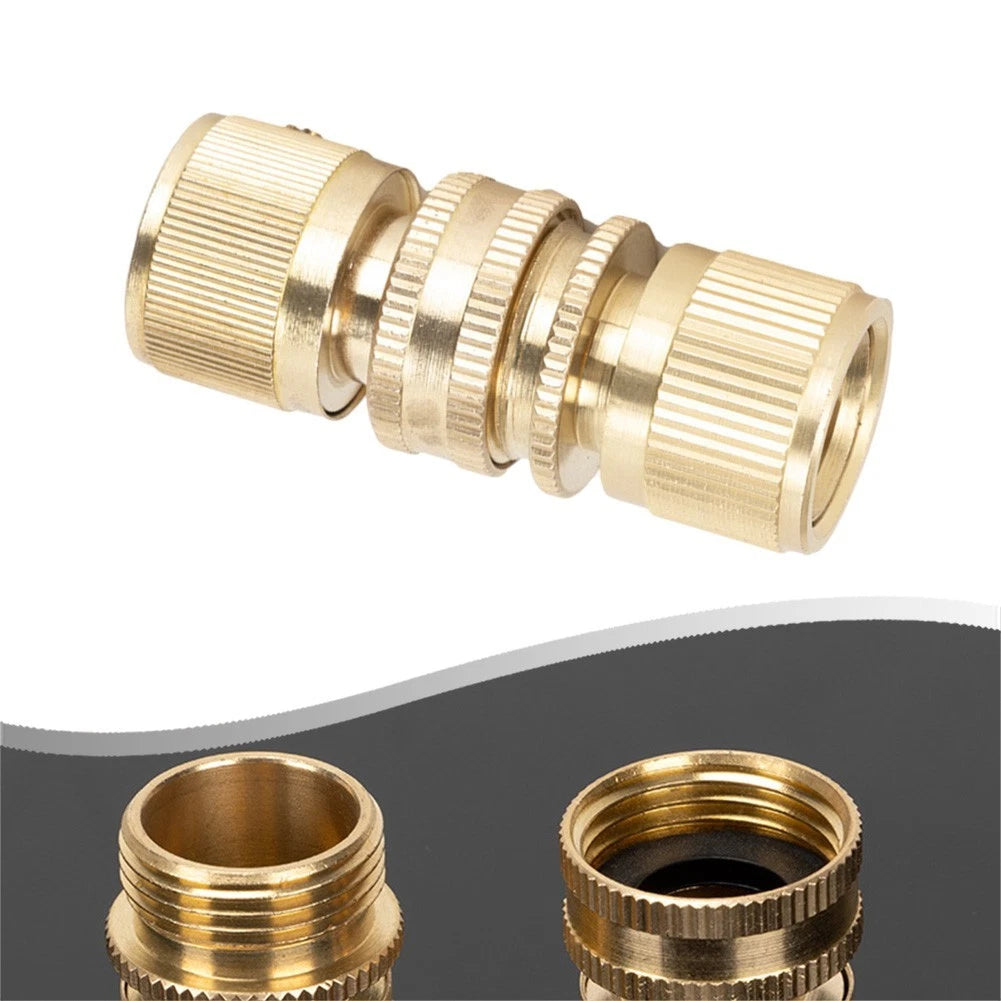 Heavy Duty Hose Quick Connector for Garden Hoses and Faucets