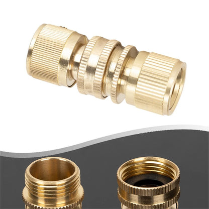 Heavy Duty Hose Quick Connector for Garden Hoses and Faucets
