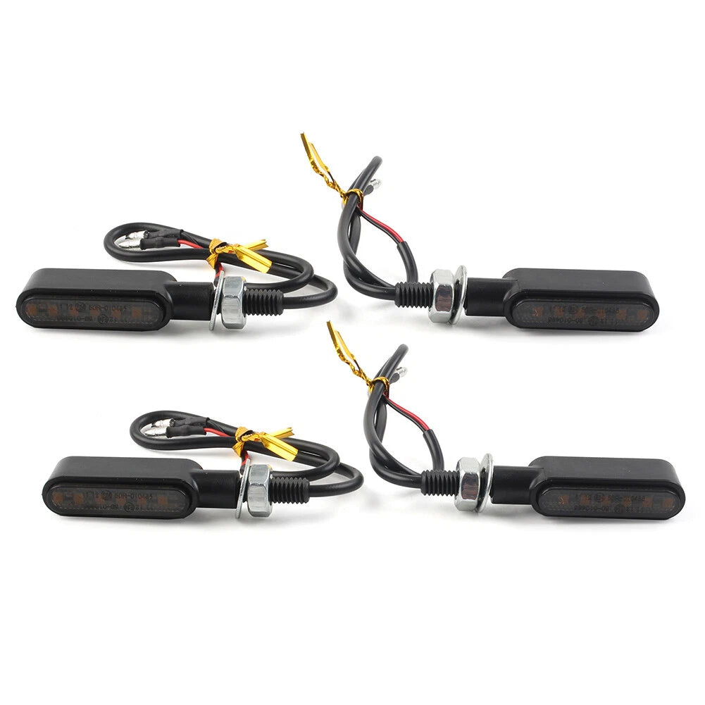 LED Mini Turn Signal Amber Light for Cafe Racer Bobber