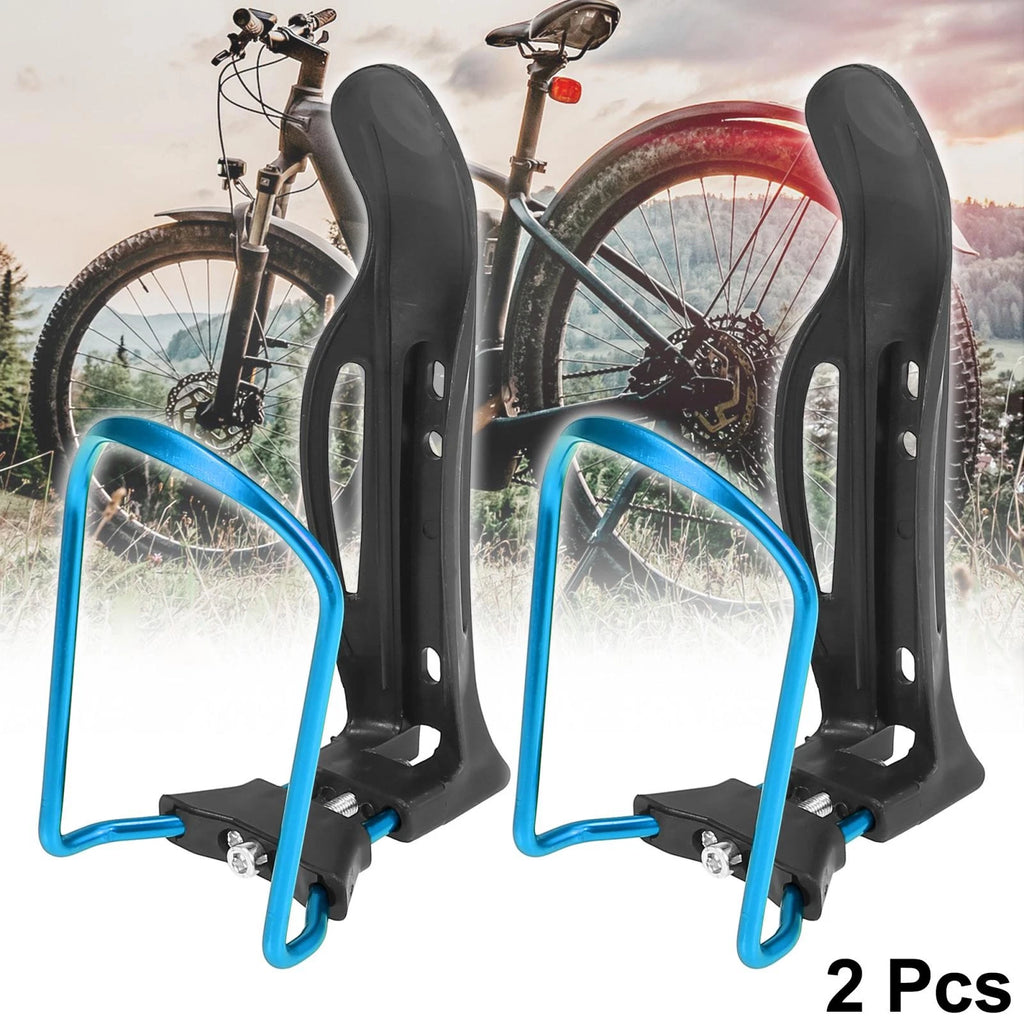 2PCS Adjustable Drink Holder Cup Bottle Cages for Motorcycle Bicycle (Blue)