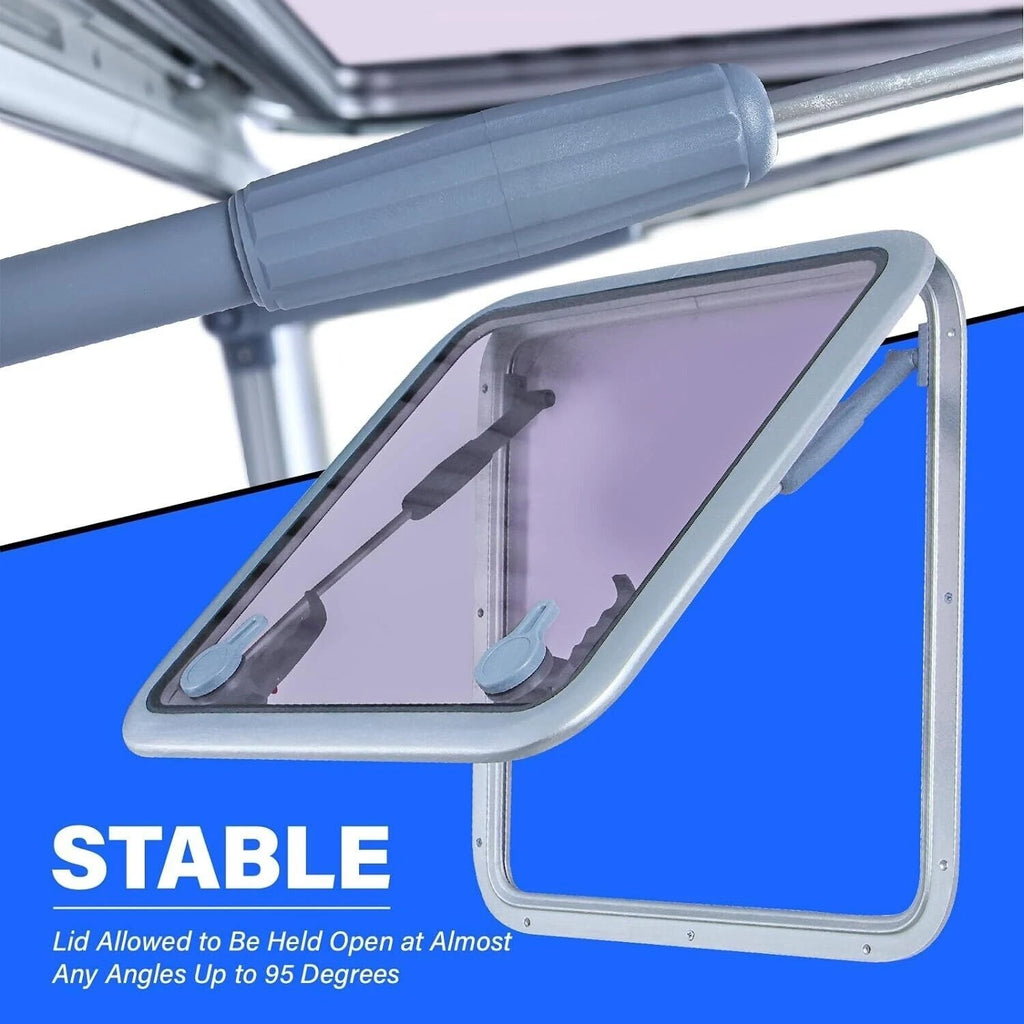 Porthole Window for Boat (22.5" x 22.5") Anodized Aluminum
