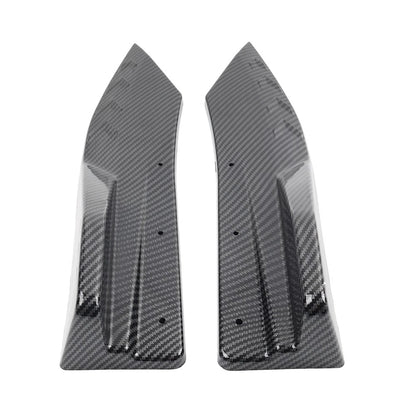 Universal Rear Bumper Lip Spoiler Diffuser Protector Carbon Fiber