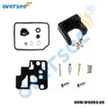 Carburetor Repair Kit for Yamaha F 2.5HP A B Outboard (1969–1969) 69M-14301-10, 69M-W0093-00