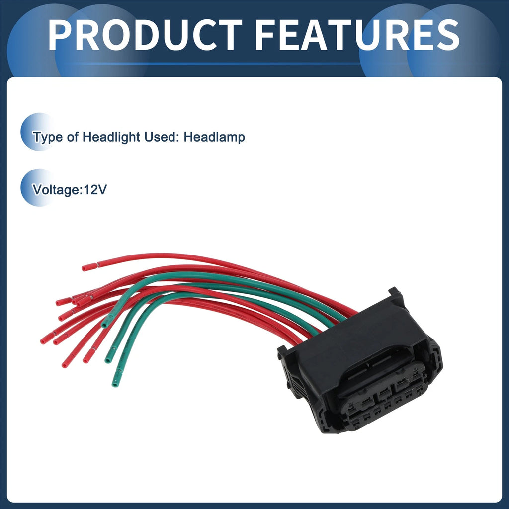 Headlight Wiring Harness Assembly for BMW 5 Series GT (2013–2017)