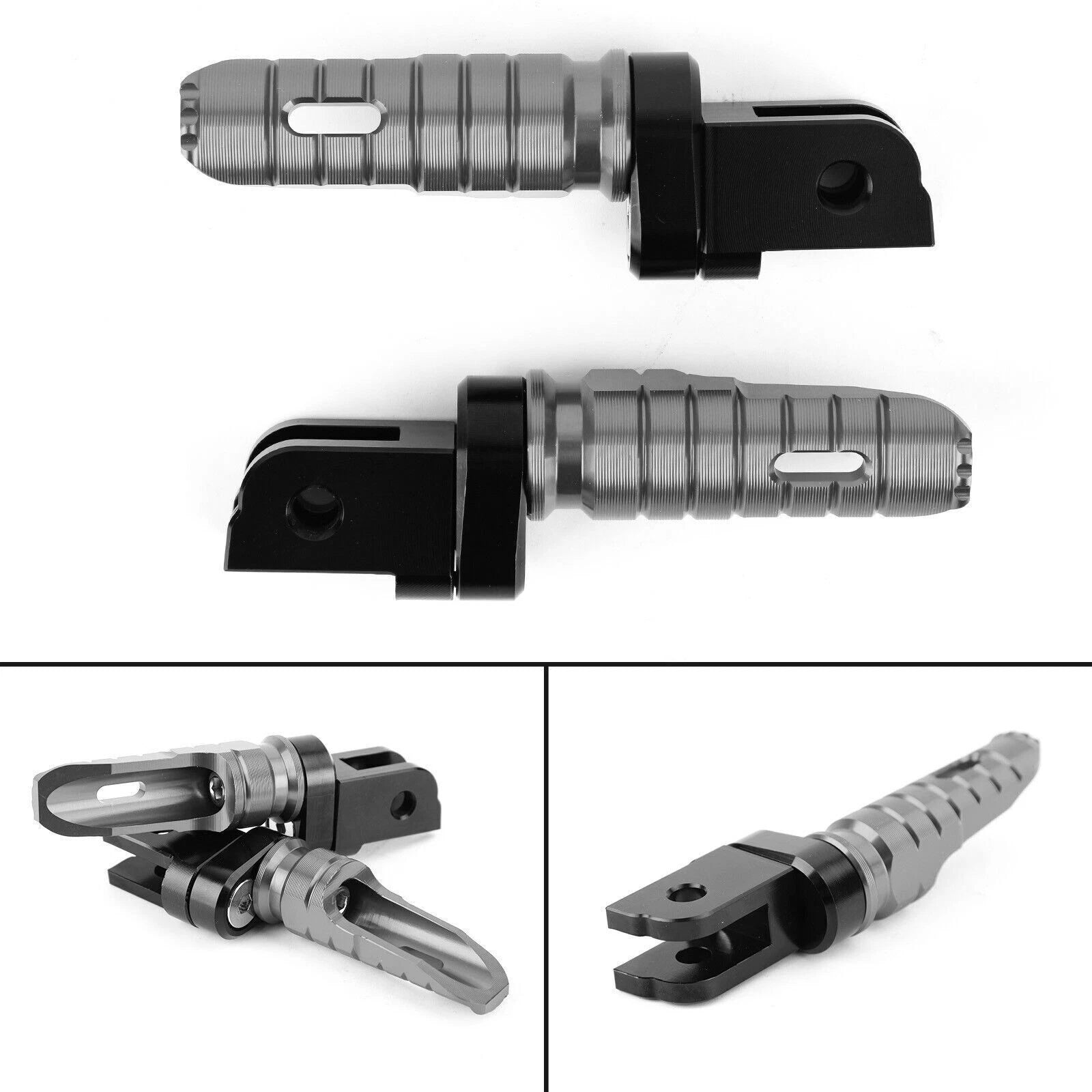 Front Footrests Foot Pegs for BMW R nineT Scrambler/Pure (2016–2020), F900R, F900XR