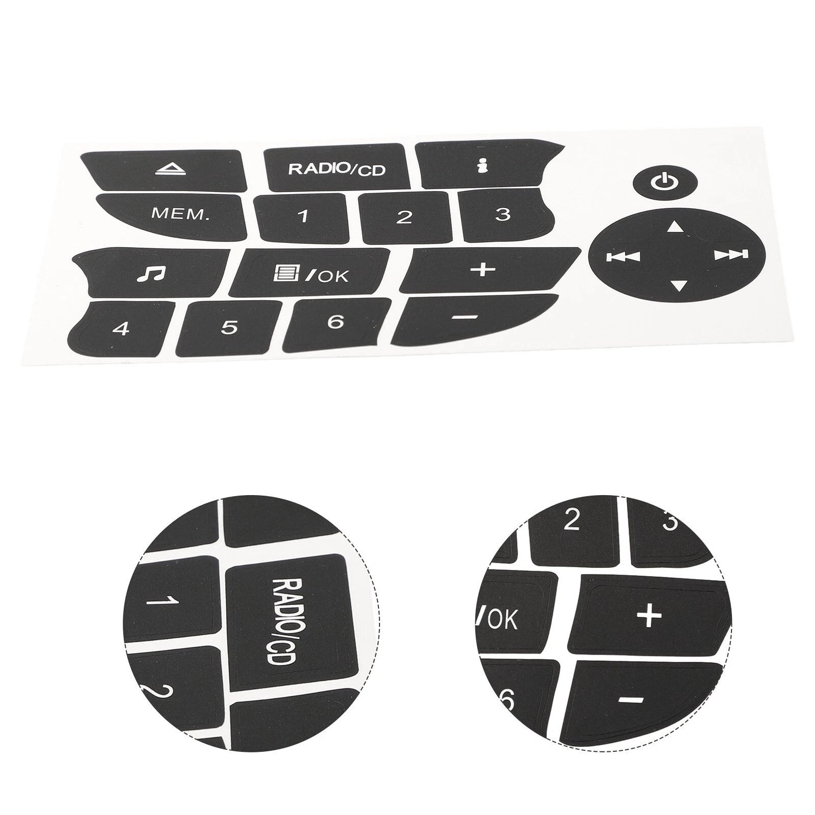 Button Sticker Decal for Clio (2009–2011)