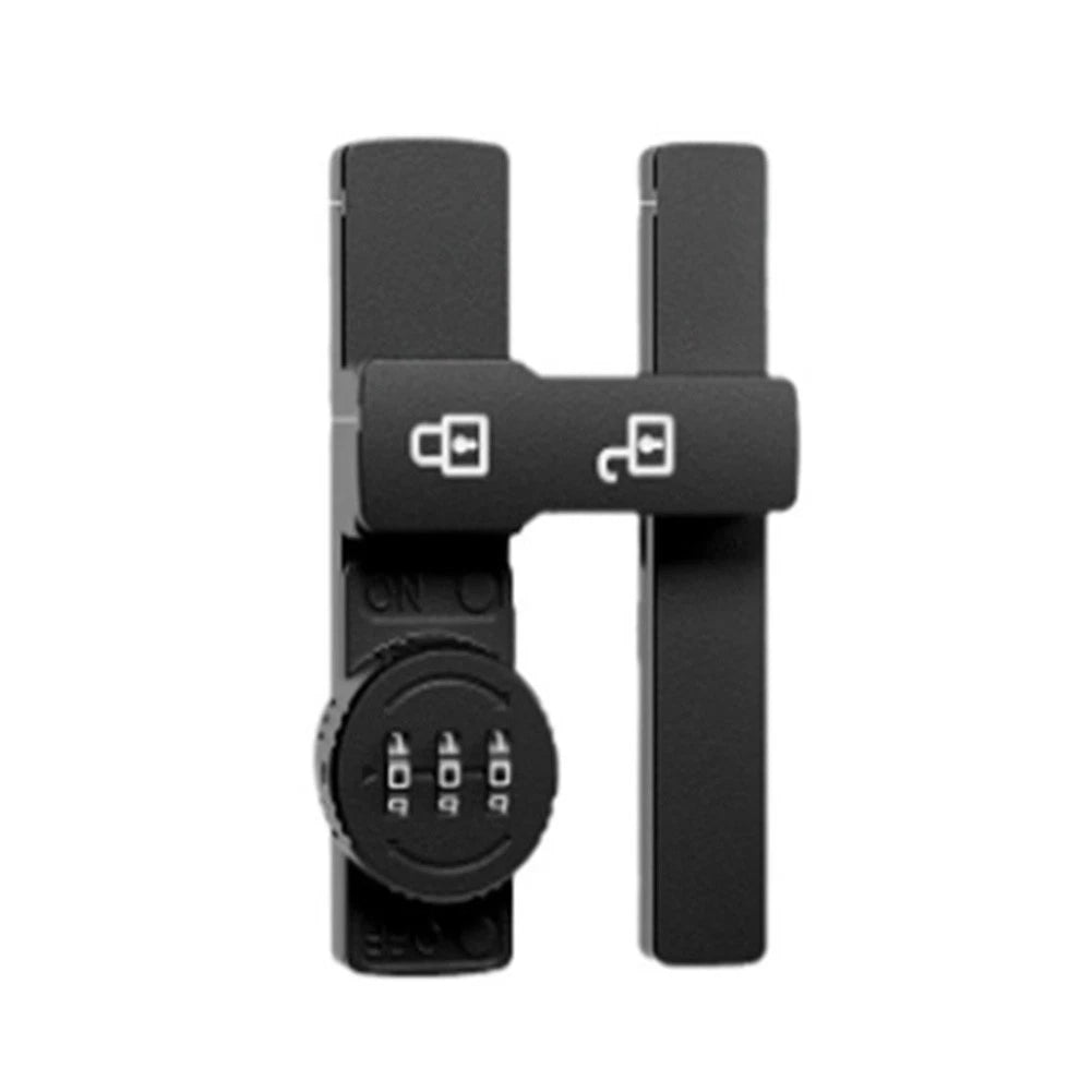 Combination Door Latch for Home Security (Battery-Free Operation)
