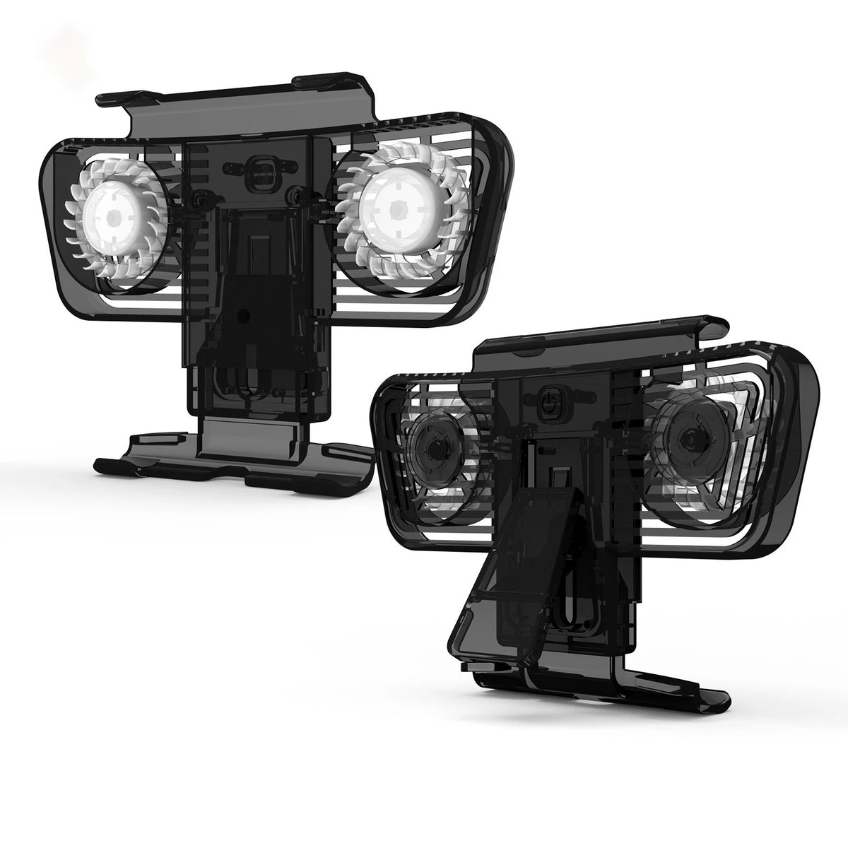 2 Blue LED Fan Cooling Holder Bracket for Steam Deck/Switch/OLED