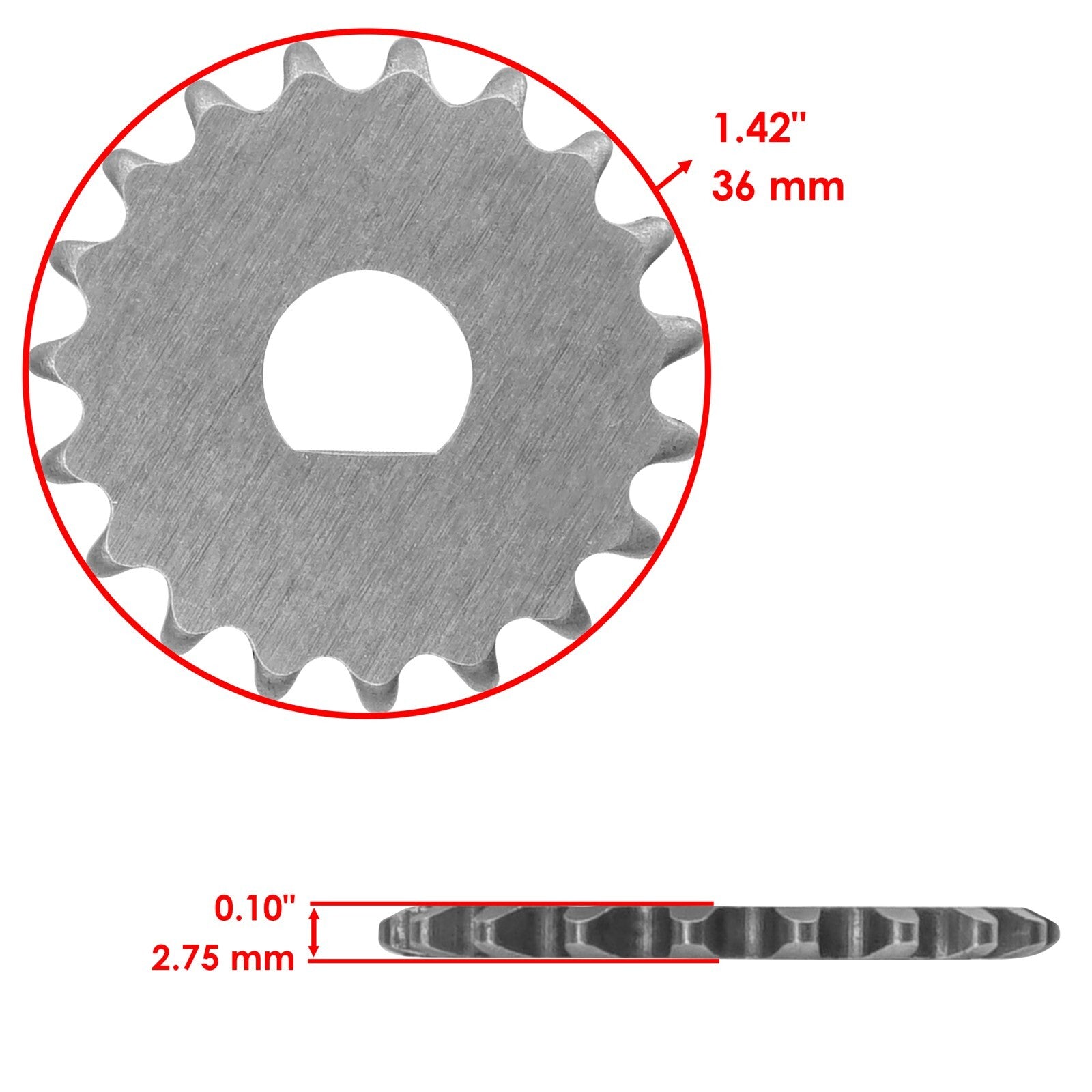 Engine Oil Pump And Sprocket Replacement for Honda Rincon 650 TRX650FA (2003–2005)