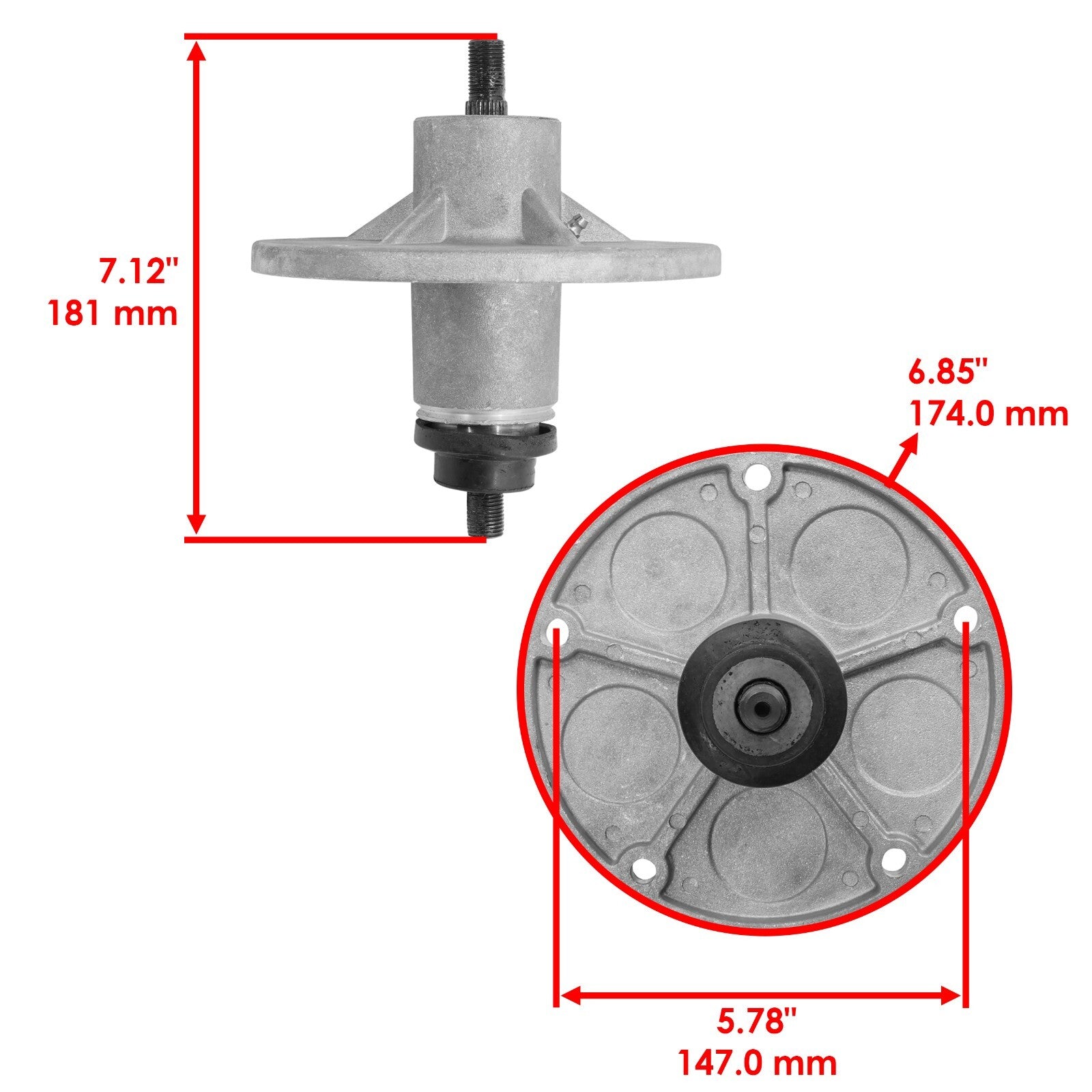 Deck Spindle Pulley Replacement for Murray 40 Inch Deck (2003–2005)