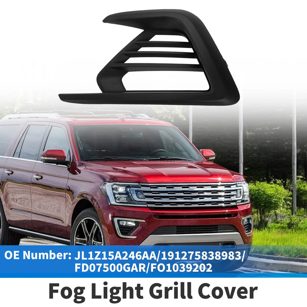 Fog Light Grill Replacement for Ford Expedition 2018–2021 ABS Black